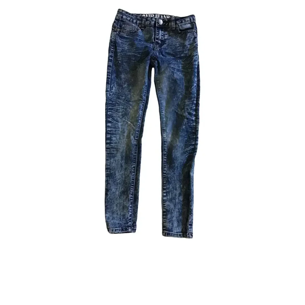# VIP Jeans Stonewashed  Girls Size 12 Stretch 5 Pocket